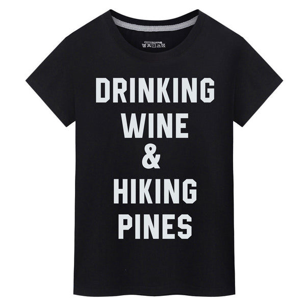 Women Fashion Casual Letters Printed T-Shirt Short Sleeves Tee Tops